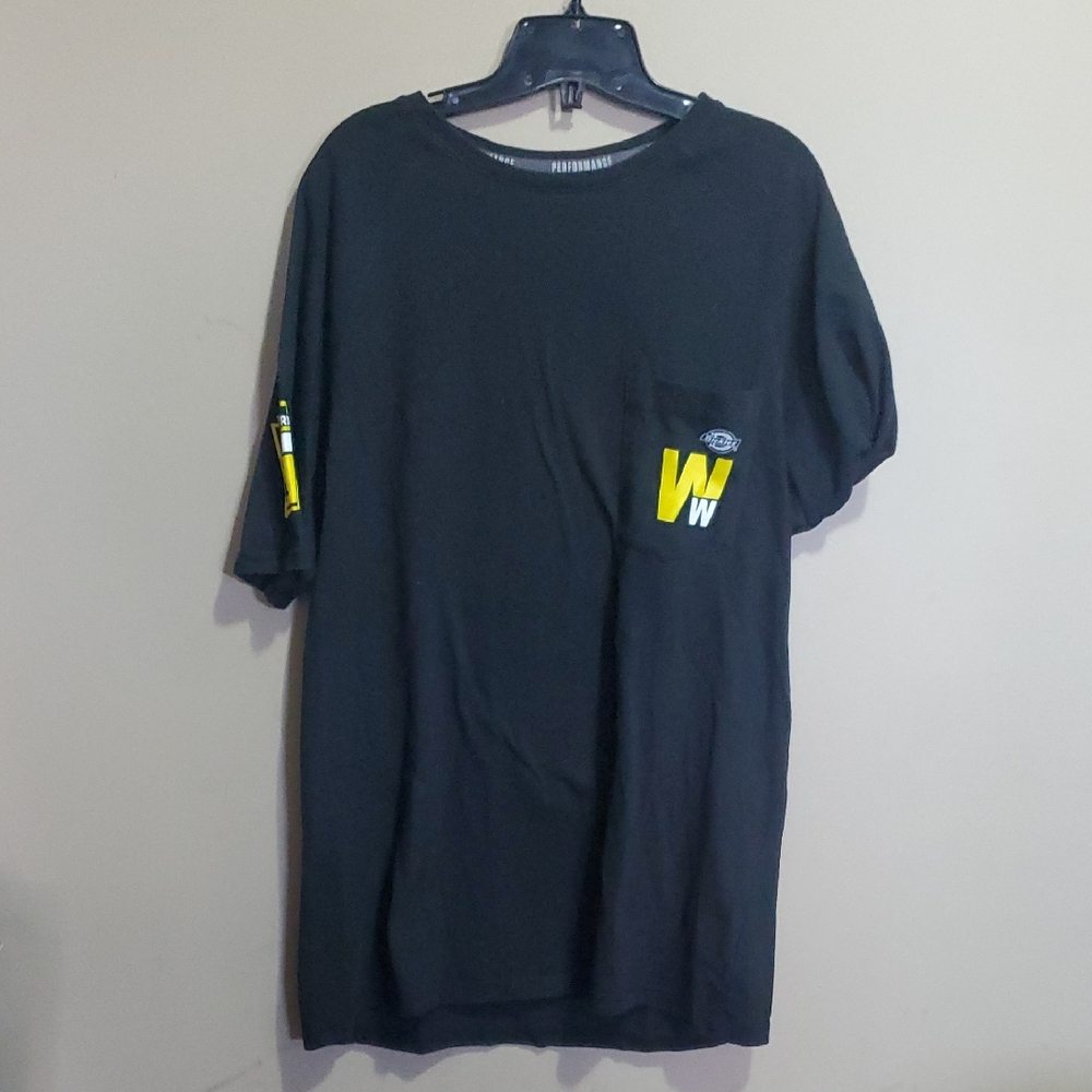 Dickies Black Tee with Yellow Details Size Large